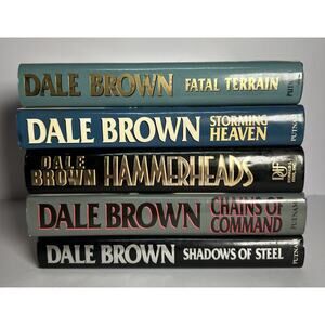 Dale Brown Book Lot of 5-All Signed And Dated 1st Editions